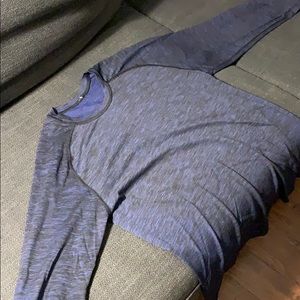 Dark Blue/Blk Lululemon long sleeve athletic shirt